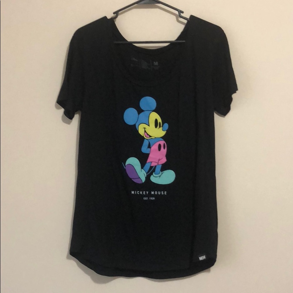 Neon Mickey Mouse shirt